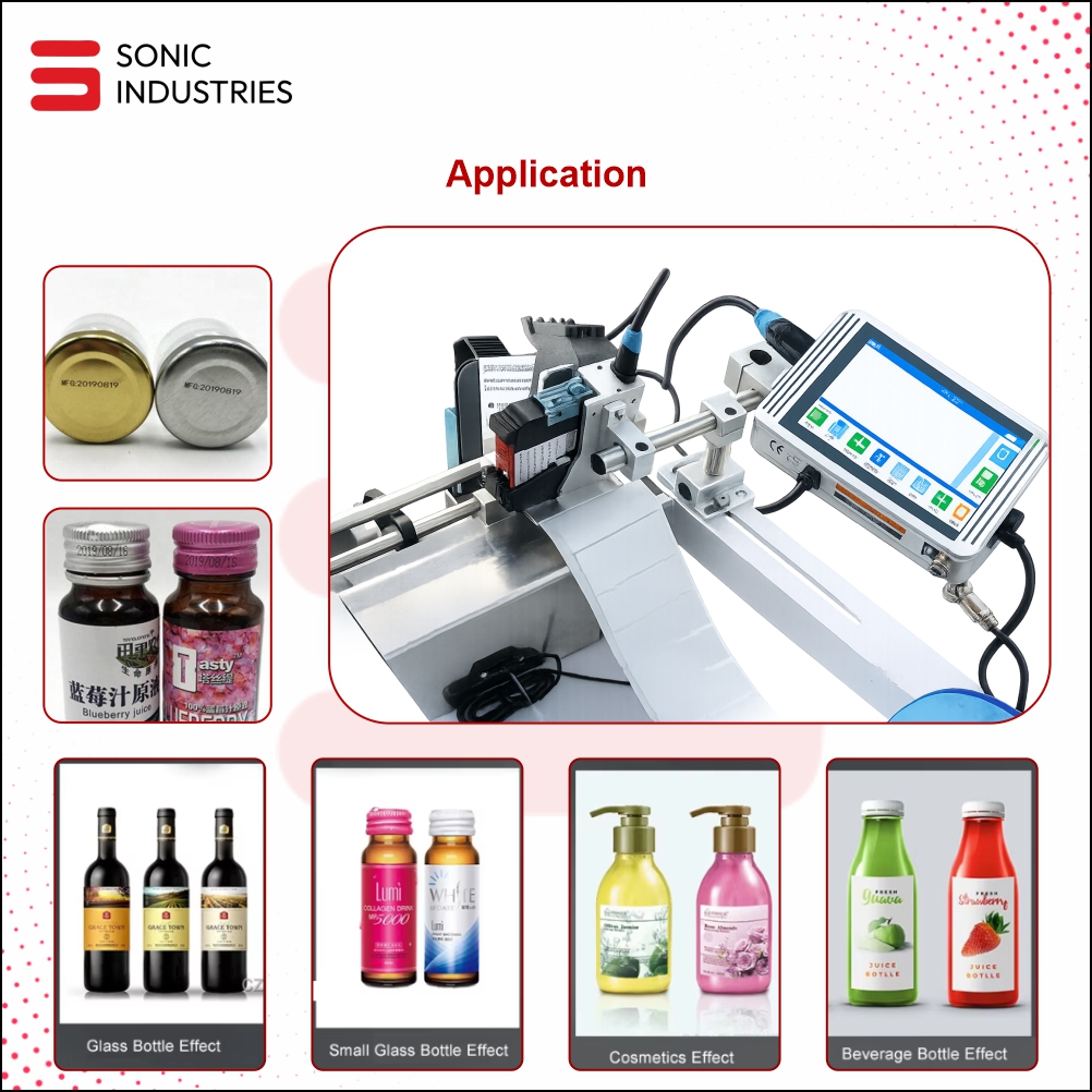 Semi Automatic Labelling Machine with 7 Inch Printer by Sonic Industries - Image 5