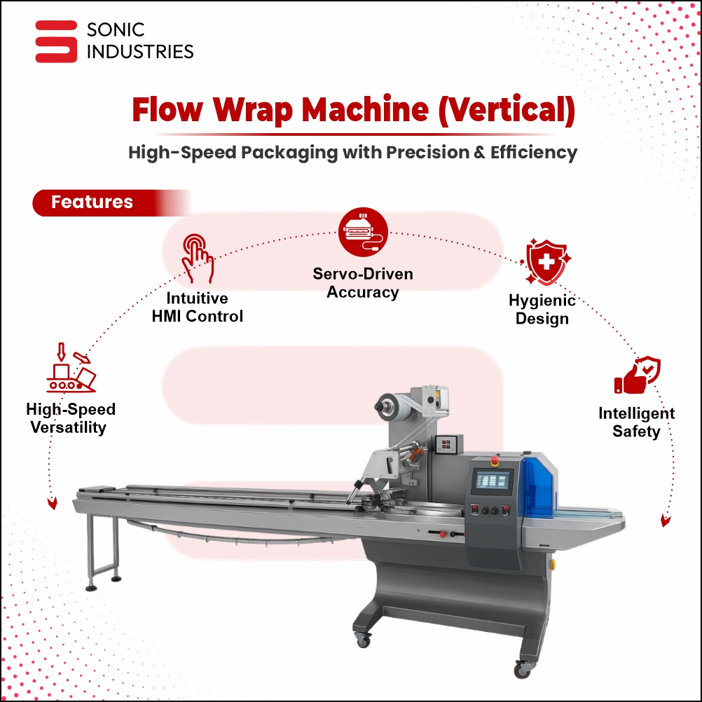 Vertical Flow Wrap Machine by Sonic Industries - Image 2