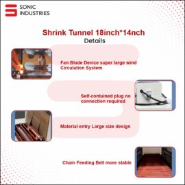 18×14 Inch Shrink Tunnel Machine by Sonic Industries