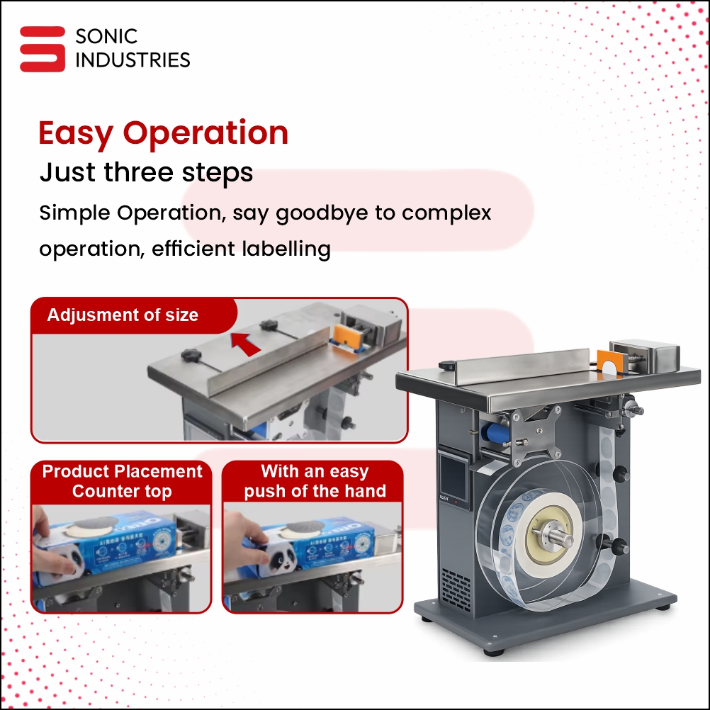 Side Concer Labelling Machine by Sonic Industries - Image 3