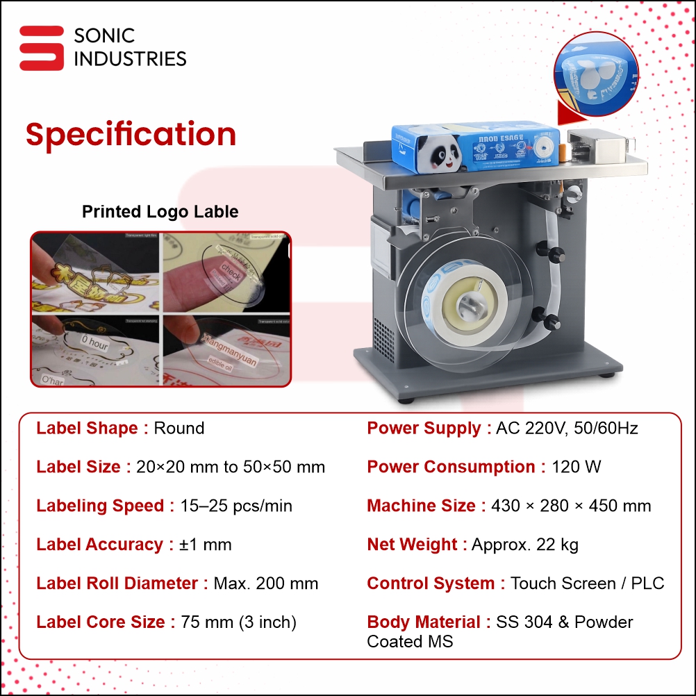 side corner labelling machine