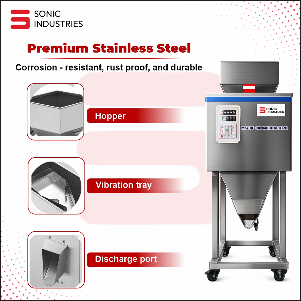 200-2000 Grams Granule Filling Machine Sonic Industries - Image 4