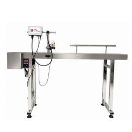8 Inch Conveyor with 5 Inch Screen Printer by Sonic Industries | Automatic Batch Coding Machine