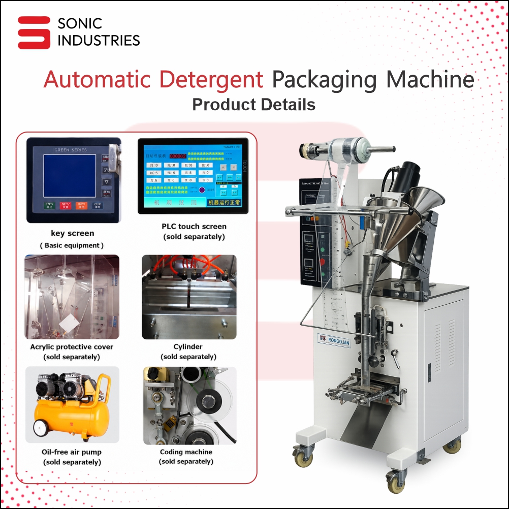 Automatic Detergent pouch packaging Machine by Sonic Industries - Image 3