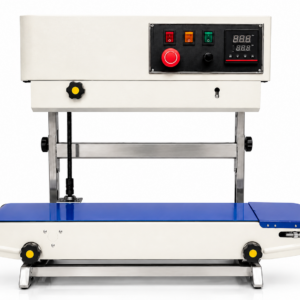 MS Eco Band Sealer Machine by Sonic Industries for continuous pouch sealing and packaging.