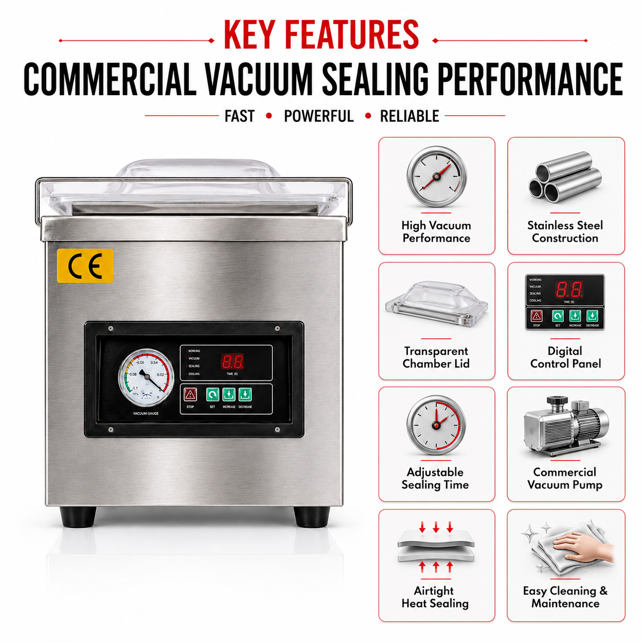 DZ-260 Vacuum Sealing Machine by Sonic Industries - Image 3