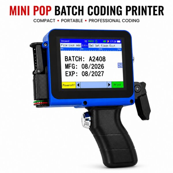 Mini POP MRP Printer for Pouches & Product Packaging