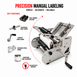 Manual Sheet Labelling Machine by Sonic Industries