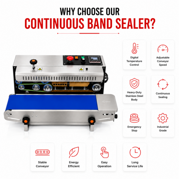 Sonic Industries SS Body Continuous Band Sealer